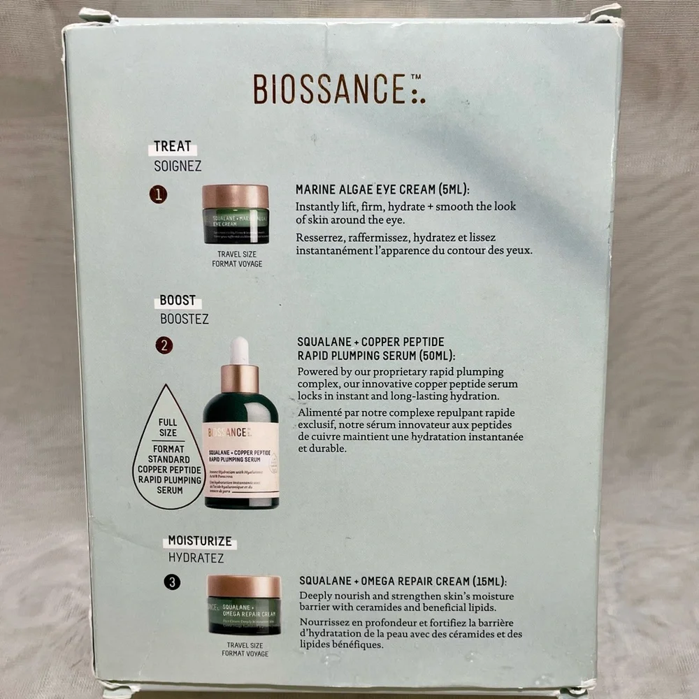 Biossance Skincare Moisturizer Set, NIB ⭐️ LIMITED Edition